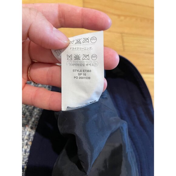 J Crew Womens Tweed Mini Skirt Size 4 Frayed Punk Coquette Preppy Feminine Soft - Picture 11 of 13